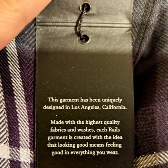 NWT Rails Plaid Button-Front Maternity Dress Shirtdress - Picture 9 of 16